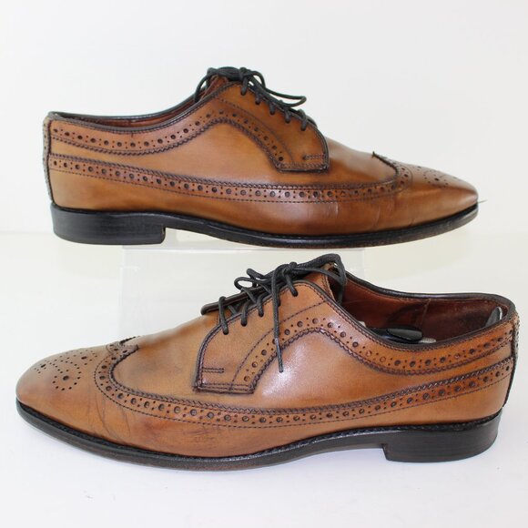 Allen Edmonds Other - Allen Edmonds Larchmont Walnut Wingtip Shoes (9 US)